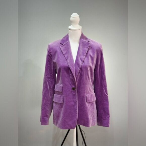 Lilac Jones New York Velour Blazer Size 6 EUC - Picture 1 of 5